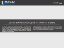 Tablet Screenshot of metalicaimperio.com